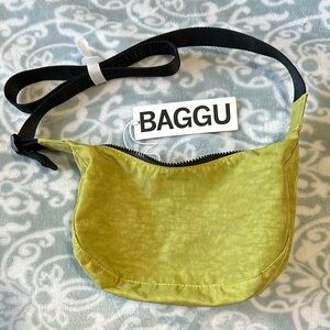 Baggu Lemongrass Small Crescent Bag